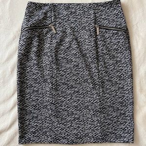 Michael Michael Kors - black & white pencil skirt